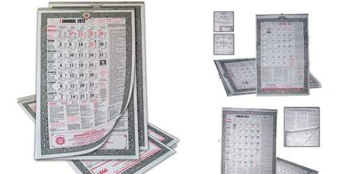 Balinese Wall Calendar