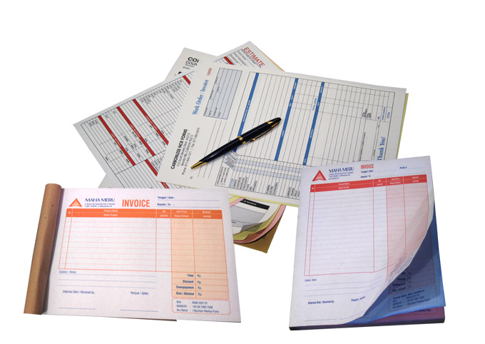 Sales Book Carbon Paper Printing in Denpasar - Bali